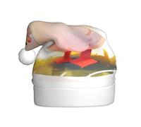 YYHWHJDE La piccola anatra bianca gentile stampa cappello di Natale durevole per adulti per Halloween, Natale, Capodanno