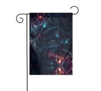 YYHWHJDE La ragazza nel sogno Pattern Asta da giardino decorazione cortile esterno double face 30,5 x 45,7 cm