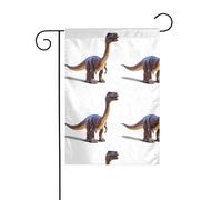YYHWHJDE L'arrogante Diplodocus Pattern Garden pennone decorazione cortile esterno double face 30,5 x 45,7 cm