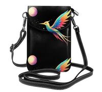 YYHWHJDE Le creature variopinte di fantasia che volano le piccole donne di cuoio di vibrazione della borsa a tracolla del telefono di vibrazione