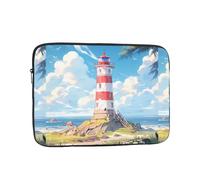YYHWHJDE Lighthouse on the Coast Prints, custodia protettiva antiurto portatile per laptop da 15 pollici, per uomini e donne, viaggi d'affari e uso quotidiano in ufficio