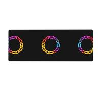 YYHWHJDE Links Prints, tappetino per mouse extra large, 30,5 x 80 cm, per l'apprendimento del gioco in ufficio
