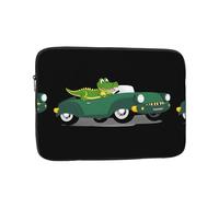 YYHWHJDE Little Alligator on the car prints - Custodia protettiva antiurto portatile per laptop da 13 pollici, per uomini e donne, viaggi d'affari e uso quotidiano in ufficio