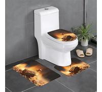 YYHWHJDE Little Ants on Matches - Set di 3 tappetini da bagno, tappetini da doccia, antiscivolo, ad asciugatura rapida