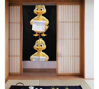 YYHWHJDE Little Duck looking at the test pape - Tenda in due pezzi impiombata 86,4 x 142,2 cm, divisorio per stanze da appendere tra le stanze, alle porte
