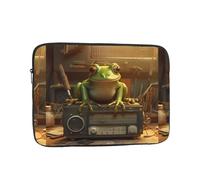 YYHWHJDE Little Frog by The Radio Prints, custodia protettiva antiurto portatile per laptop da 17 pollici, per uomini e donne, viaggi d'affari e uso quotidiano in ufficio