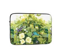 YYHWHJDE Little Frog in the Flowers and Plants - Custodia protettiva antiurto portatile per laptop da 17 pollici, per uomini e donne, viaggi d'affari e uso quotidiano in ufficio