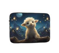 YYHWHJDE Little Sheep Looking at The Stars Prints, custodia protettiva antiurto portatile per laptop da 15 pollici, per uomini e donne, viaggi d'affari e uso quotidiano in ufficio