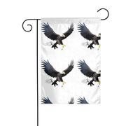 YYHWHJDE L'ombra dell'aquila modello asta da giardino decorazione cortile esterno double face 30,5 x 45,7 cm