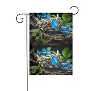 YYHWHJDE Lost Magic Ring Pattern Bandiera Giardino Decorazione Cortile 30,5 x 45,7 cm Spessore durevole