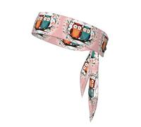 YYHWHJDE Love Owl Prints, foulard sportivo double-face ad asciugatura rapida, traspirante, per donne, ragazze e uomini
