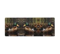YYHWHJDE Mallard Duck Prints, tappetino per mouse extra large per computer, ufficio, tastiera da gioco, versione ispessita, 30,5 x 80 cm