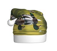 YYHWHJDE Mallard Ducks - Cappello natalizio per adulti, morbido, leggero e soffice, per uomini e donne