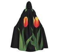 YYHWHJDE Mantello artistico con cappuccio per Halloween, per adulti, per giochi di ruolo, costumi da palcoscenico, feste, facile da pulire