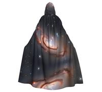 YYHWHJDE Mantello con cappuccio per adulti e feste in maschera, motivo costellazione, ammassi stellari, galassie
