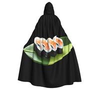 YYHWHJDE Mantello con cappuccio per sushi giapponese, per Halloween, per adulti, senza cerniera, comodo per feste in costume