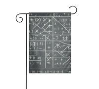 YYHWHJDE Matematica Geometria Geek Calculus Stampe Giardino pennone esterno cortile decorazione moda 30,5 x 45,7 cm