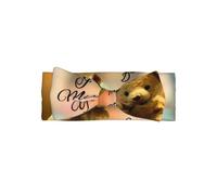 YYHWHJDE Miss you bear Prints - Fascia per capelli con fiocco, morbida ed elastica, per neonate da 0 a 6 mesi