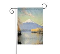 YYHWHJDE Monte Fuji in lontananza Modello Giardino pennone esterno cortile decorazione moda 30,5 x 45,7 cm