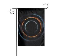 YYHWHJDE Mysterious Cosmic Black Holes Pattern Garden pennone esterno cortile decorazione moda 30,5 x 45,7 cm