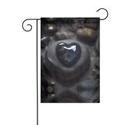 YYHWHJDE Mysterious Love Stone Pattern Garden pennone esterno cortile decorazione su entrambi i lati 30,5 x 45,7 cm