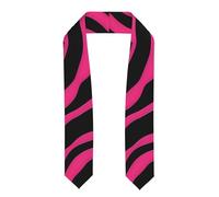 YYHWHJDE Nastro appiattito per scialle di laurea, motivo zebrato, tigre, leopardo, rosa, stola in raso per cerimonie di laurea, regalo per figli, figlie, amici e sorelle, Appiattito, Taglia unica