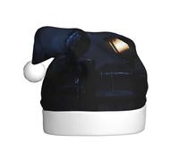 YYHWHJDE Night Crow - Cappello natalizio per adulti, morbido, leggero e soffice, per uomini e donne