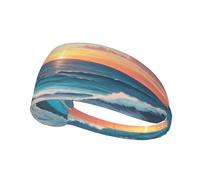 YYHWHJDE Ocean Pictures, fascia elastica estiva da donna, a prova di sudore, per sport