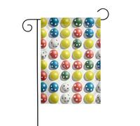 YYHWHJDE Palline da pickleball Colori Motivo Stampe Bandiera Giardino Decorazione Cortile 30,5 x 45,7 cm Spessore moda