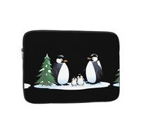 YYHWHJDE Penguins by The Pine Tree Prints, custodia protettiva antiurto portatile per laptop da 12 pollici, per uomini e donne, viaggi d'affari e uso quotidiano in ufficio