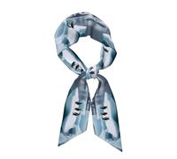 YYHWHJDE Penguins On The Iceberg Stampe Sciarpa da donna alla moda adatta come sciarpe, sciarpe per capelli, fasce per capelli, fasce per capelli, fasce per le mani