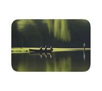 YYHWHJDE Pesca lago Fisherm modello antiscivolo e ispessito tappetino adatto per bagni, camere da letto, tappetini lavabili 40,6 x 61 cm