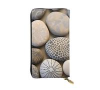 YYHWHJDE Petoskey Stone Picture Portafoglio lungo in pelle progettato per ragazze e donne alla moda elegante e personalizzato 19 x 10,5 cm, nero, taglia unica, Nero , Taglia unica