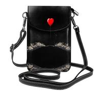 YYHWHJDE Piccola borsa a tracolla in pelle per cellulare, 19,3 x 12,4 cm, con motivo "Stay With You Forever", per passeggiate, campeggio, shopping, viaggi e uso all'aperto