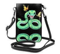 YYHWHJDE Piccola borsa per cellulare 19,6 x 12,4 cm, motivo "Il destino delle farfalle e dei serpenti", in pelle, a tracolla, custodia per telefono da donna, perfetta per passeggiate, campeggio