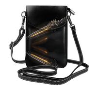 YYHWHJDE Piccola borsa per telefono cellulare 19,3 x 12,4 cm, motivo spada di meraviglioso soldato, in pelle, a tracolla, custodia per telefono da donna, perfetta per passeggiate, campeggio