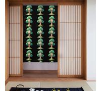YYHWHJDE Piccola casa su un grande albero modello tenda due pezzi impiombato 86,4 x 142,2 cm tende in tessuto, divisorio in tessuto, liscio e non facilmente rugoso