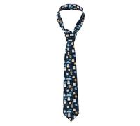 YYHWHJDE Piovere gatti & cani Stampe Cravatta da uomo stile classico cravatta adatta per vacanze e lavoro