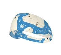 YYHWHJDE Polar Bear, fascia elastica estiva da donna, a prova di sudore, per sport