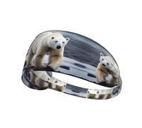 YYHWHJDE Polar Bear, fascia elastica estiva da donna, a prova di sudore, per sport