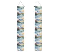 YYHWHJDE Pretty Mt. Fuji Prints - Striscione per portico di laurea, robusto, durevole, lavabile e riutilizzabile, 30,5 x 180 cm