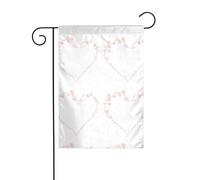 YYHWHJDE Rosa amore bambino respiro modello giardino pennone esterno cortile decorazione moda 30,5 x 45,7 cm