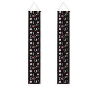 YYHWHJDE Rose is say I love you Prints - Striscione per portico di laurea, robusto, durevole, lavabile e riutilizzabile, 30,5 x 180 cm