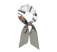 YYHWHJDE Sciarpa alla moda da donna con immagine fantasma di Halloween, adatta come sciarpe, sciarpe per capelli, fasce per capelli, fasce per capelli, fasce per le mani