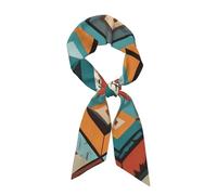 YYHWHJDE Sciarpa alla moda da donna con motivi nativi americani, un accessorio versatile morbido, setoso