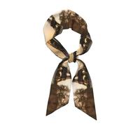 YYHWHJDE Sciarpa alla moda da donna con stampa della Torre Eiffel di Parigi, un accessorio versatile morbido, setoso