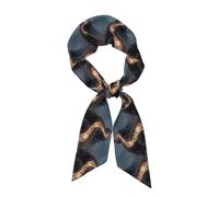 YYHWHJDE Sciarpa di seta a strisce lunghe con stampa commovente della colonia di formiche per le donne, striscia morbida e liscia, accessori per borse