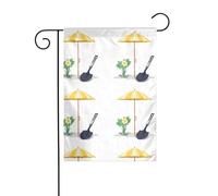 YYHWHJDE Semina la gioia della primavera Immagine Giardino pennone esterno cortile decorazione fronte-retro 30,5x45,7 cm