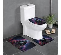 YYHWHJDE Set di 3 tappetini antiscivolo con stampa di Hacker Era tappeti da bagno per il massimo comfort, bagni padronali