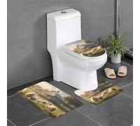 YYHWHJDE Set di 3 tappetini antiscivolo con stampa di pecore, tappeti da bagno per il massimo comfort, bagno principale